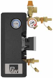 Campo di impiego/superficie collettori a seconda della modalità operativa (vedi spiegazioni pagina 182) Varianti di flusso nel campo collettori Flowmeter 3-22 l/min Low-Flow = 0,2 litri/minuto per m²