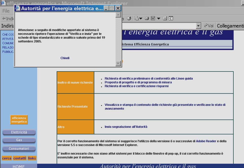 Dettagli relativi alla compilazione on-line Inoltra richieste di 3 tipi Attenzione a: chiudere la