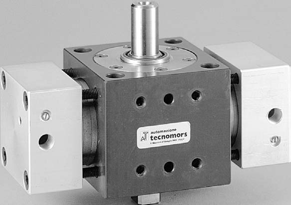 rotary actuators with spindle, light set Schwenkeinheiten mit