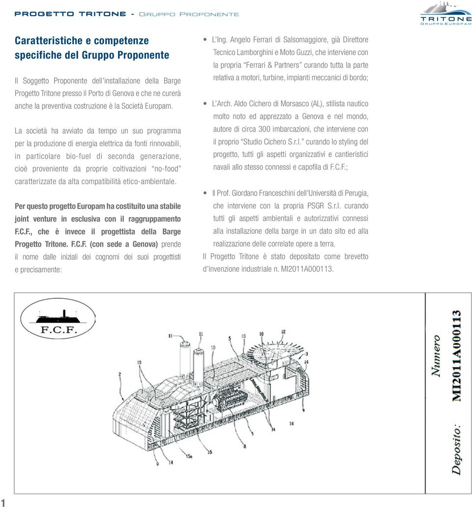 La società ha avviato da tempo un suo programma per la produzione di energia elettrica da fonti rinnovabili, in particolare bio-fuel di seconda generazione, cioè proveniente da proprie coltivazioni