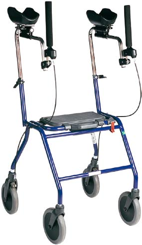 DOLOMITE ROLLATOR DOLOMITE ALPHA BASIC Rollator speciale per pazienti reumatici o artritici, strutturato per mantenere la posizione eretta.