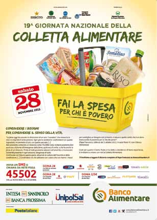 Gennaio 2016 focus on La lotta allo spreco è affare di tutti Il 28 novembre è andata in scena la Giornata nazionale della colletta alimentare. Un richiamo per i protagonisti della filiera.