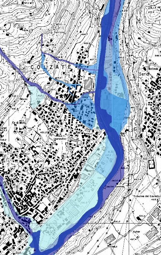 Il territorio di Bergamo nelle mappe di pericolosità