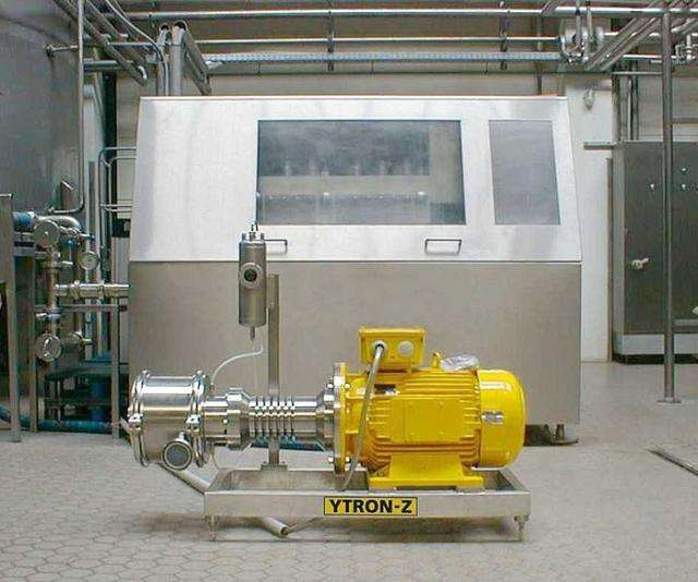Emulsionatore a taglio a tre stadi regime: 2000-6000 giri/min pressioni: da 0