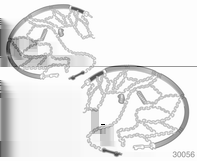 210 Cura del veicolo Per eseguire il montaggio, regolare prima la borchia in modo che la linguetta di posizionamento si inserisca nell'incavo.