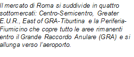 Definizioni Stock: Lo stock include tutte le superfici ad uso uffici attualmente esistenti sul mercato. Trimestralmente si aggiungono le superfici della nuova offerta.