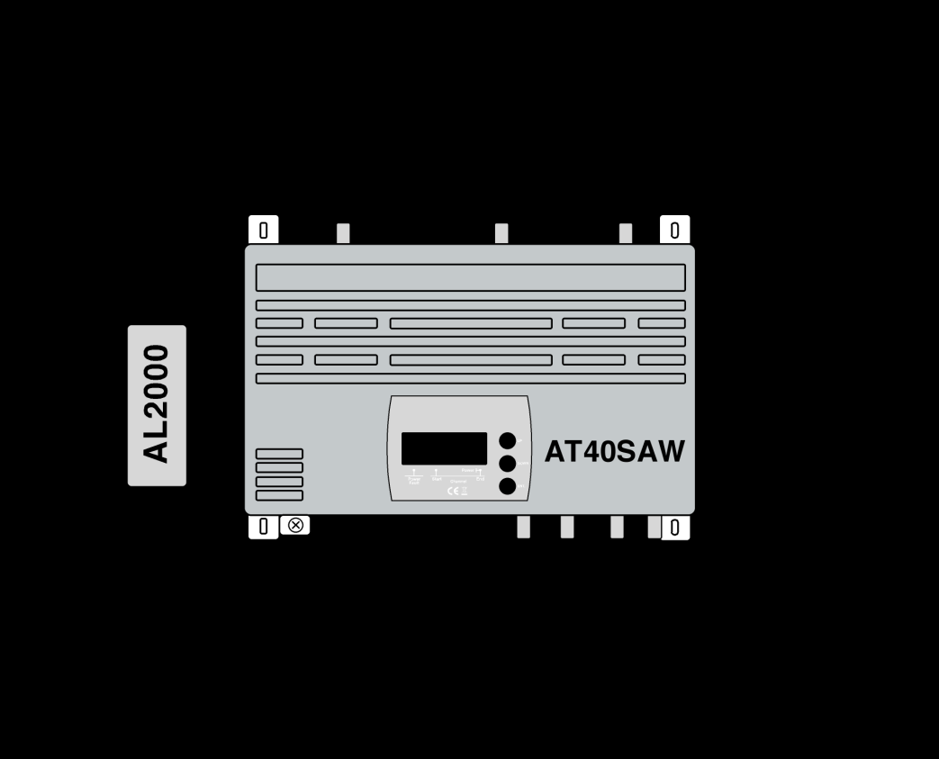 Introduzione Grazie per aver acquistato mplificatore l a programmabile AT406SAW Vi preghiamo di leggere attentamente tutte le istruzioni operative per un utilizzo ottimale.