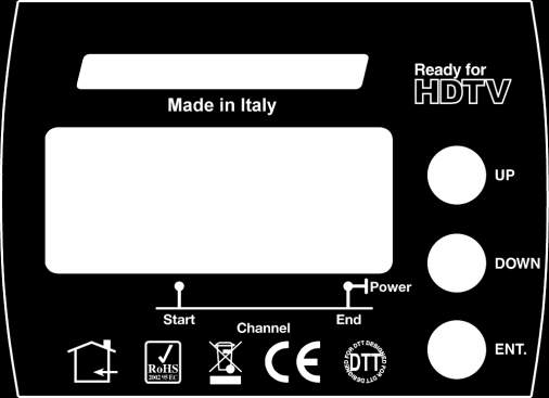 Utilizzo All accensione (collegamento dell alimentazione) viene visualizzata la lettera b che indica la fase di boot del microprocessore dopo di che apparirà per qualche istante la rel.