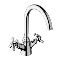 MAMO RUBINETTERIA EPOCA DESCRIZIONE FINITURA 5271622 Miscelatore tradizionale monoforo per lavabo con scarico da 5/4 e tubetti di alimentazione Ø 10 mm cromo 44130000E051 353,000 5271619 Miscelatore