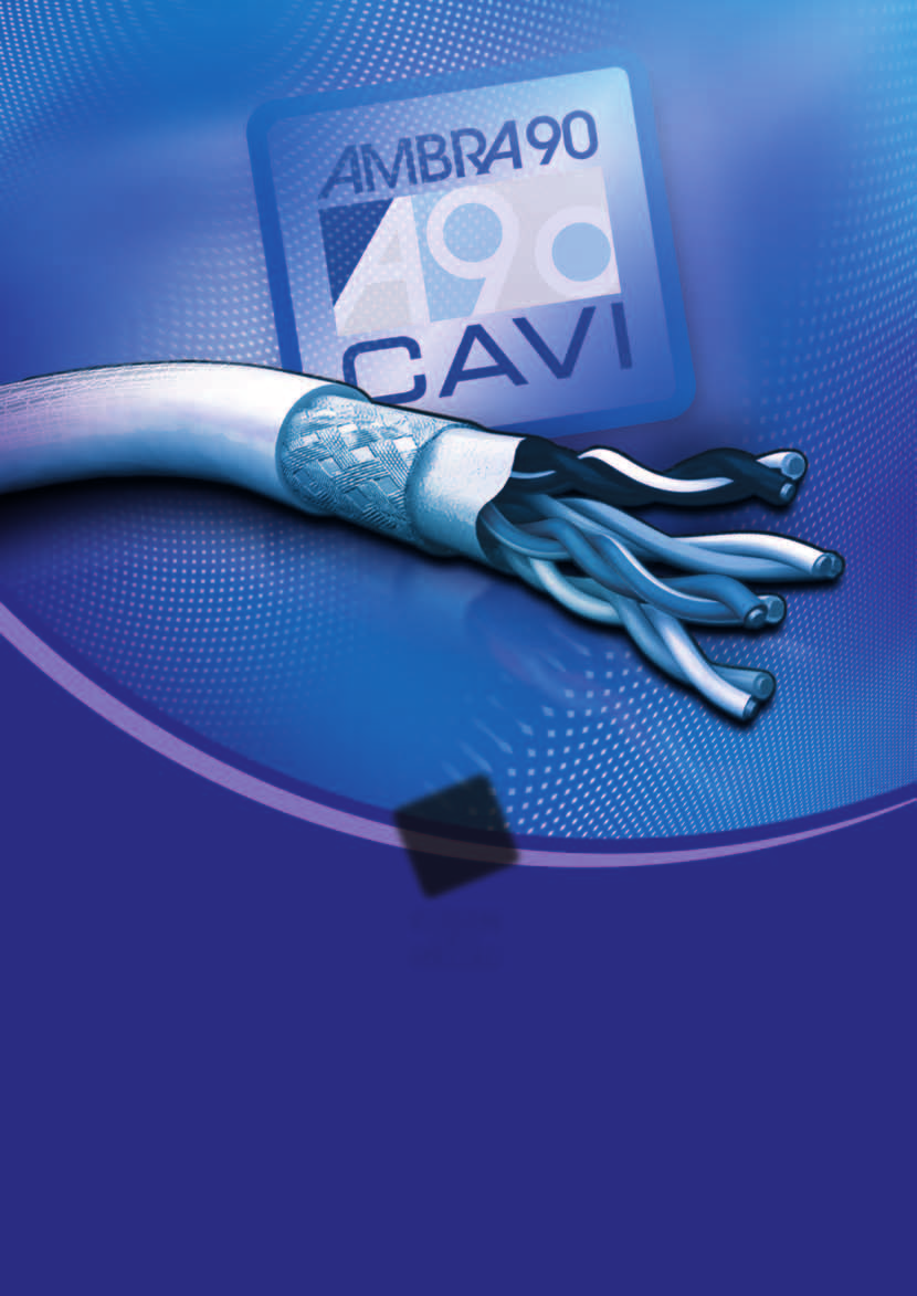 CAVI elettrici pvc TONDI t CARATTERISTICHE GENERALI Cavi flessibili tondi H05VV-F isolati in PVC per bassa tensione, adatti ad un uso mobile e leggero, in luoghi domestici o similari, anche in