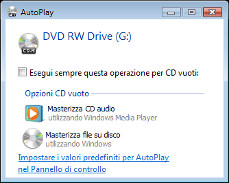 Salvataggio su CD È possibile salvare le immagini e le relative informazioni di scatto su dischi CD-R/RW. 1 Selezionare un attività nella parte sinistra della finestra: [Esporta] e [Backup su CD].