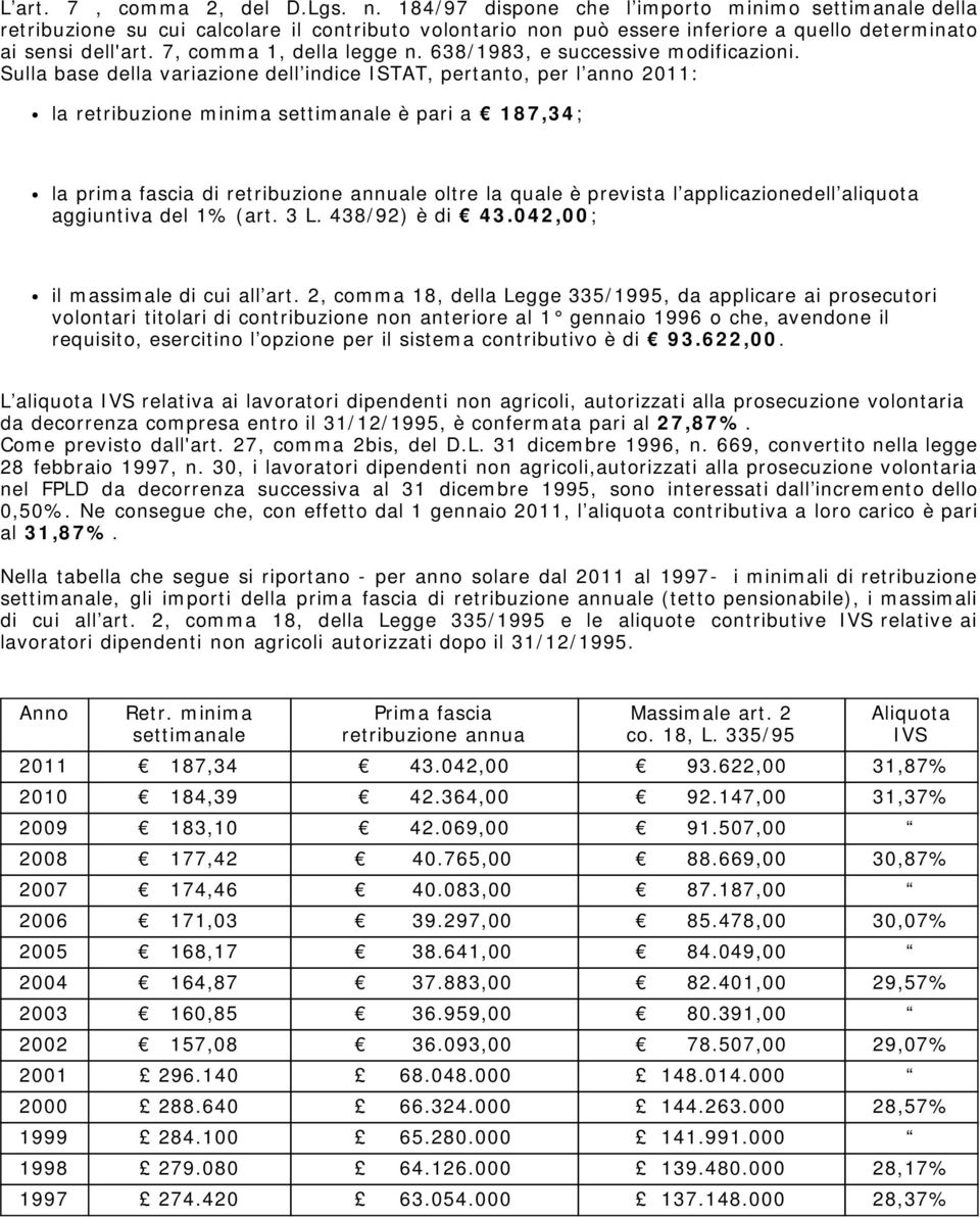 638/1983, e successive modificazioni.