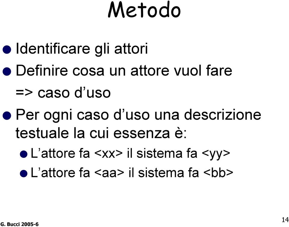 una descrizione testuale la cui essenza è: L attore