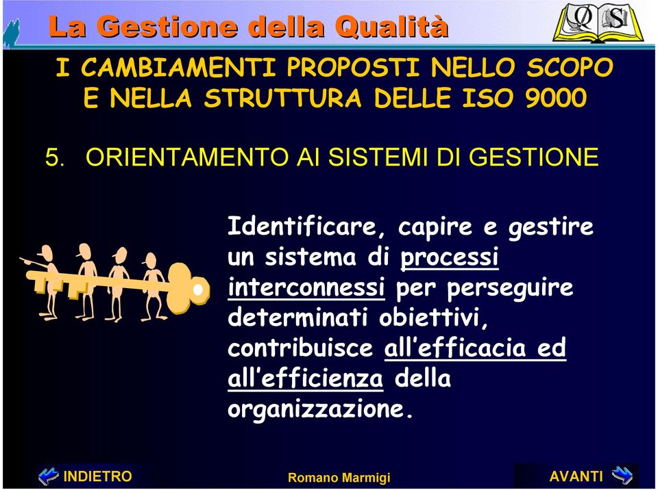 sistema di processi interconnessi per perseguire determinati