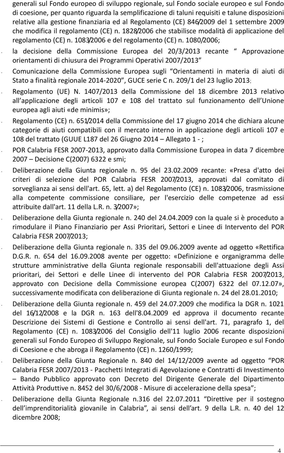 1083/2006 e del regolamento (CE) n.