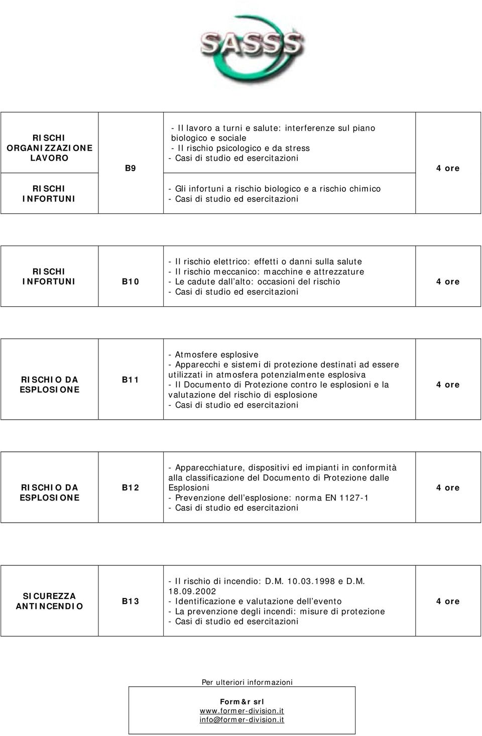 ESPLOSIONE B11 - Atmosfere esplosive - Apparecchi e sistemi di protezione destinati ad essere utilizzati in atmosfera potenzialmente esplosiva - Il Documento di Protezione contro le esplosioni e la