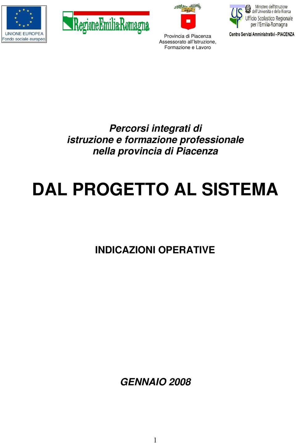 formazione professionale nella provincia di Piacenza