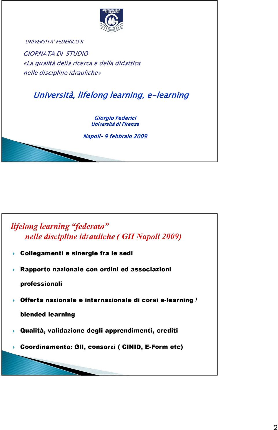 associazioni professionali Offerta nazionale e internazionale di corsi elearning / blended