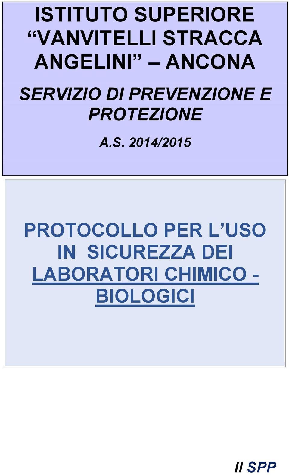 PROTEZIONE A.S.