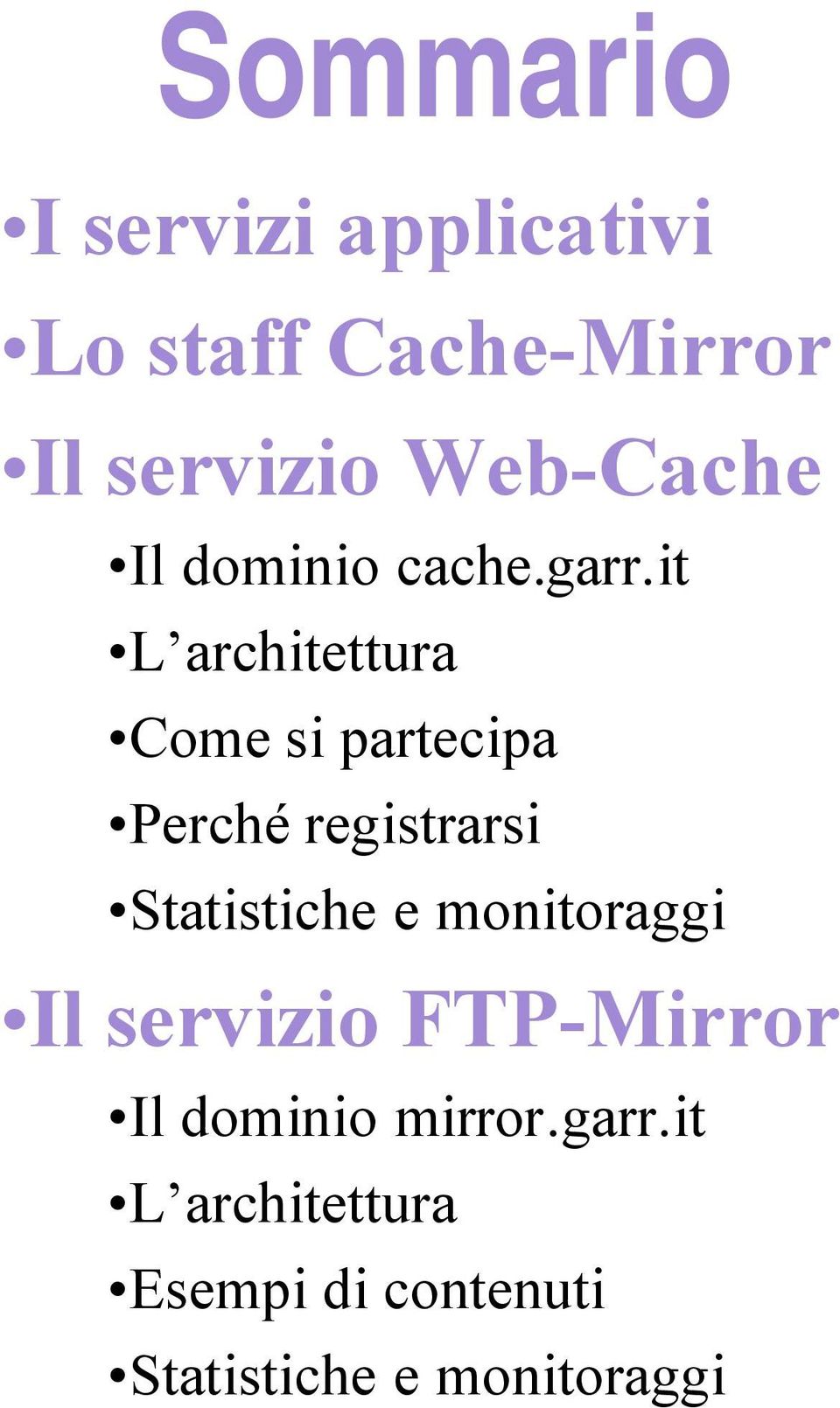 it L architettura Come si partecipa Perché registrarsi Statistiche e