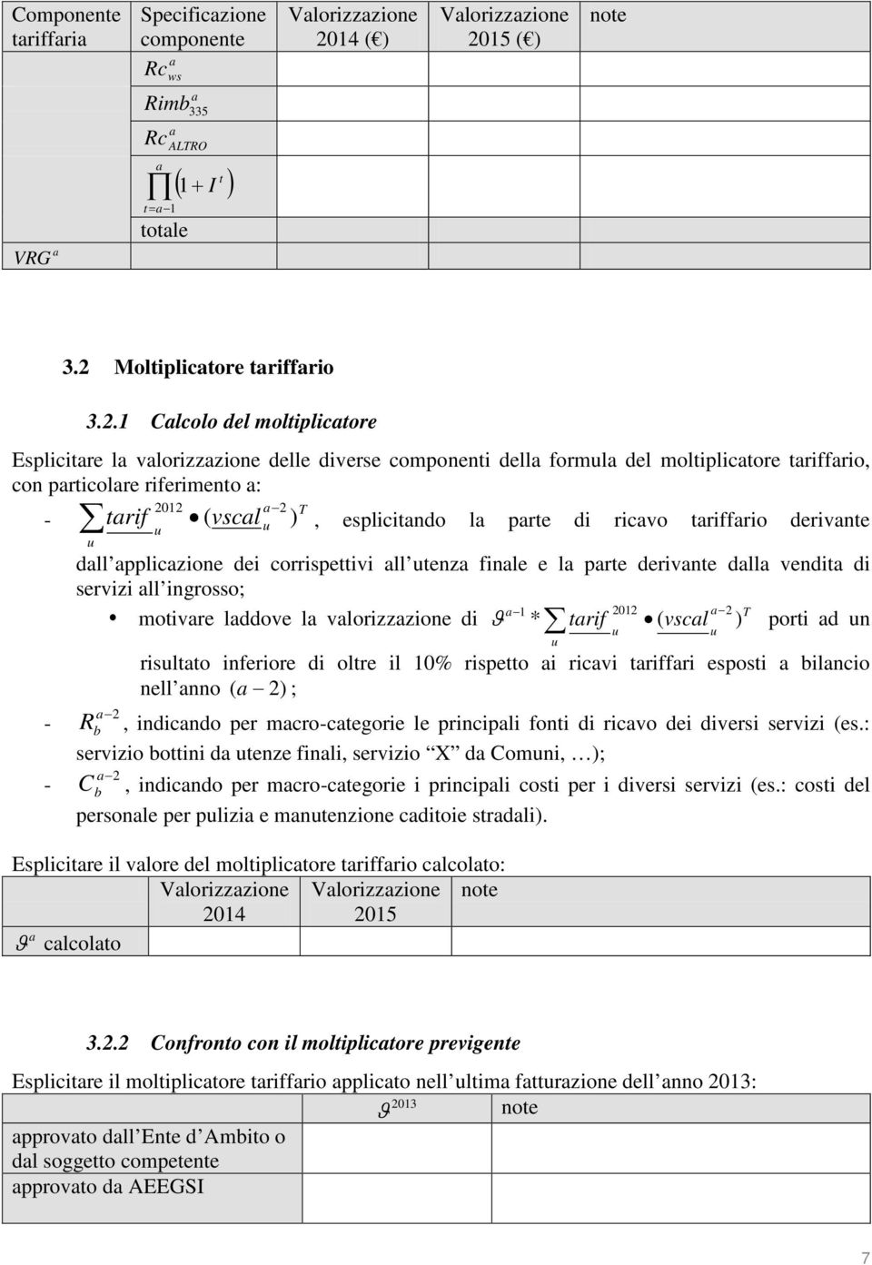 15 ( ) note VRG ALTRO t ( 1 + I ) t= 1 totle 3.2 