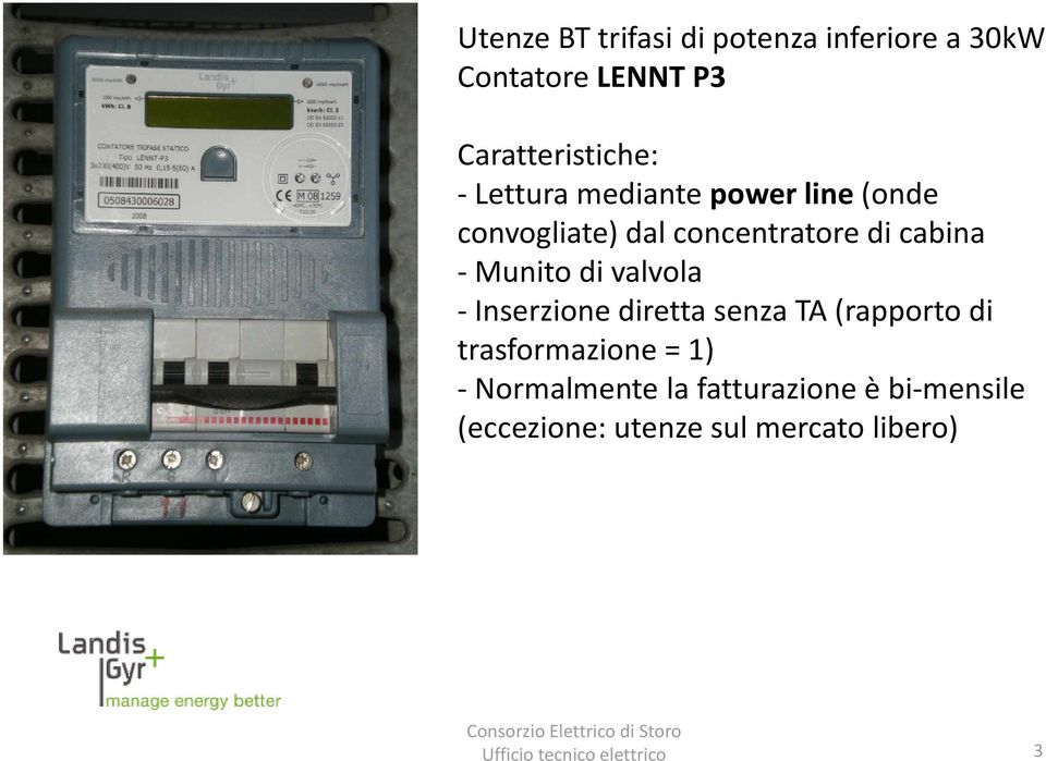 concentratore di cabina - Munito di valvola -Inserzione diretta senza TA