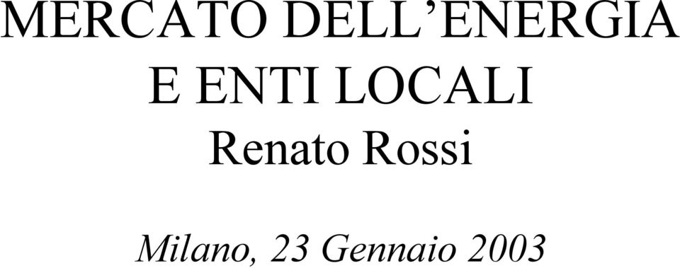 LOCALI Renato