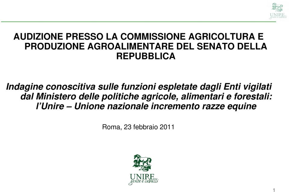 Enti vigilati dal Ministero delle politiche agricole, alimentari e