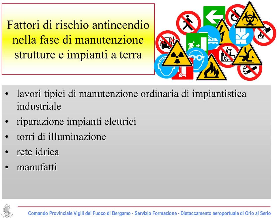 manutenzione ordinaria di impiantistica industriale