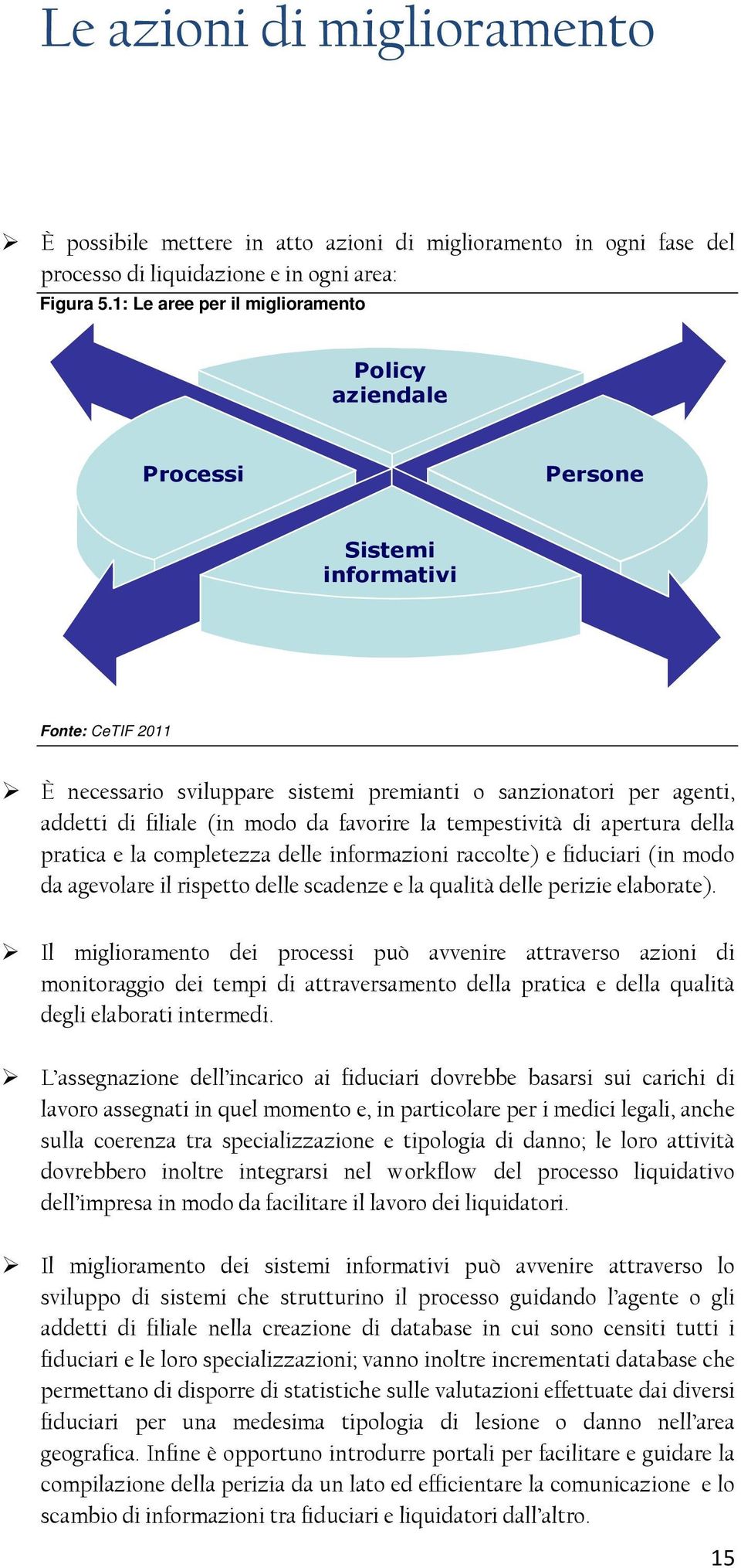 tempestività di apertura della pratica e la completezza delle informazioni raccolte) e fiduciari (in modo da agevolare il rispetto delle scadenze e la qualità delle perizie elaborate).