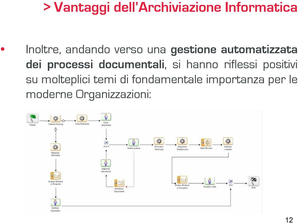 documentali, si hanno riflessi positivi su molteplici