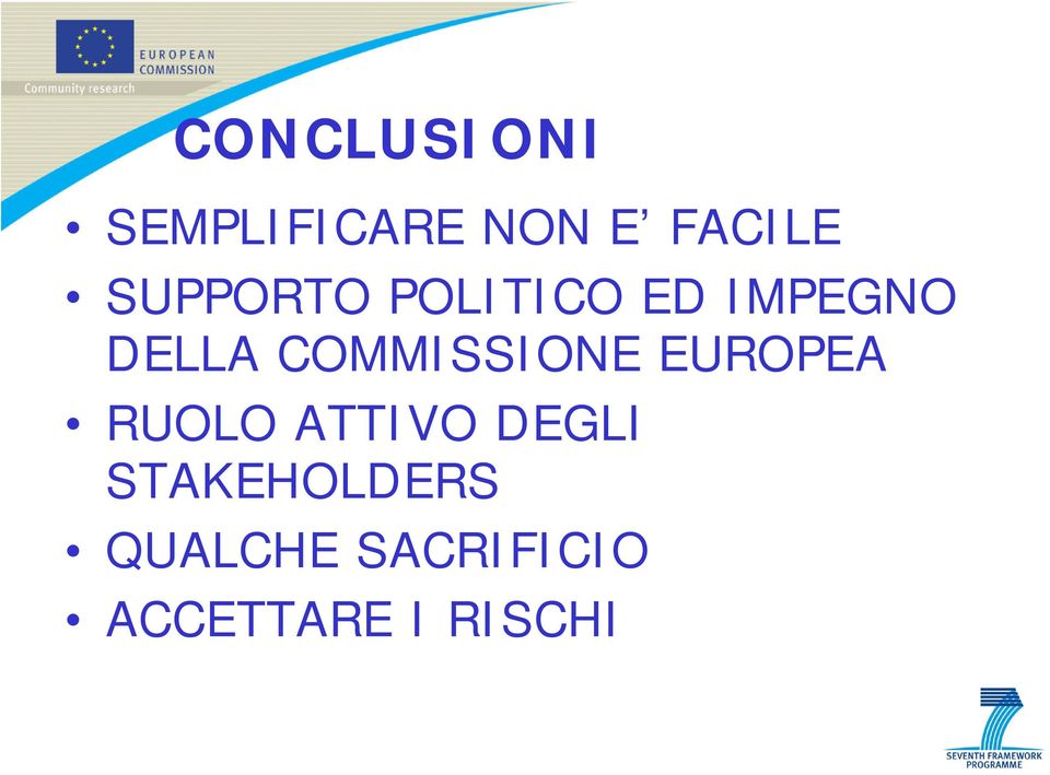 COMMISSIONE EUROPEA RUOLO ATTIVO DEGLI