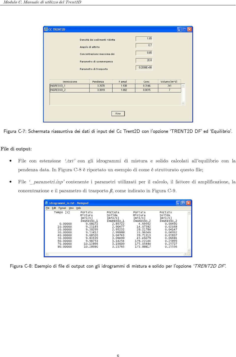 In Figura C-8 è riportato un esempio di come è strutturato questo file; File _parametri.