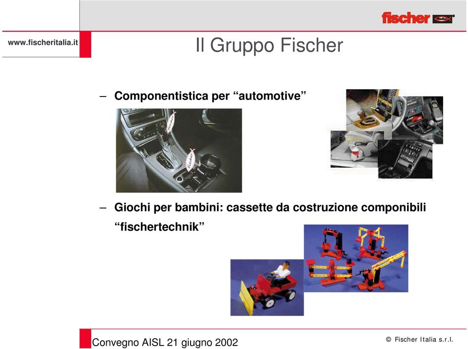 Componentistica per automotive