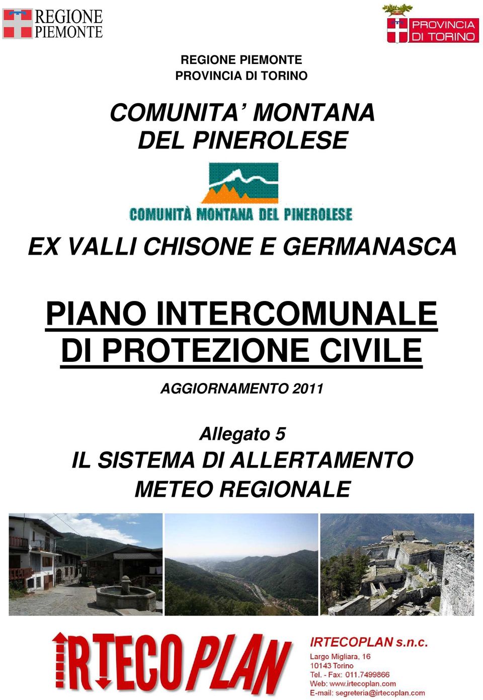 PIANO INTERCOMUNALE DI PROTEZIONE CIVILE