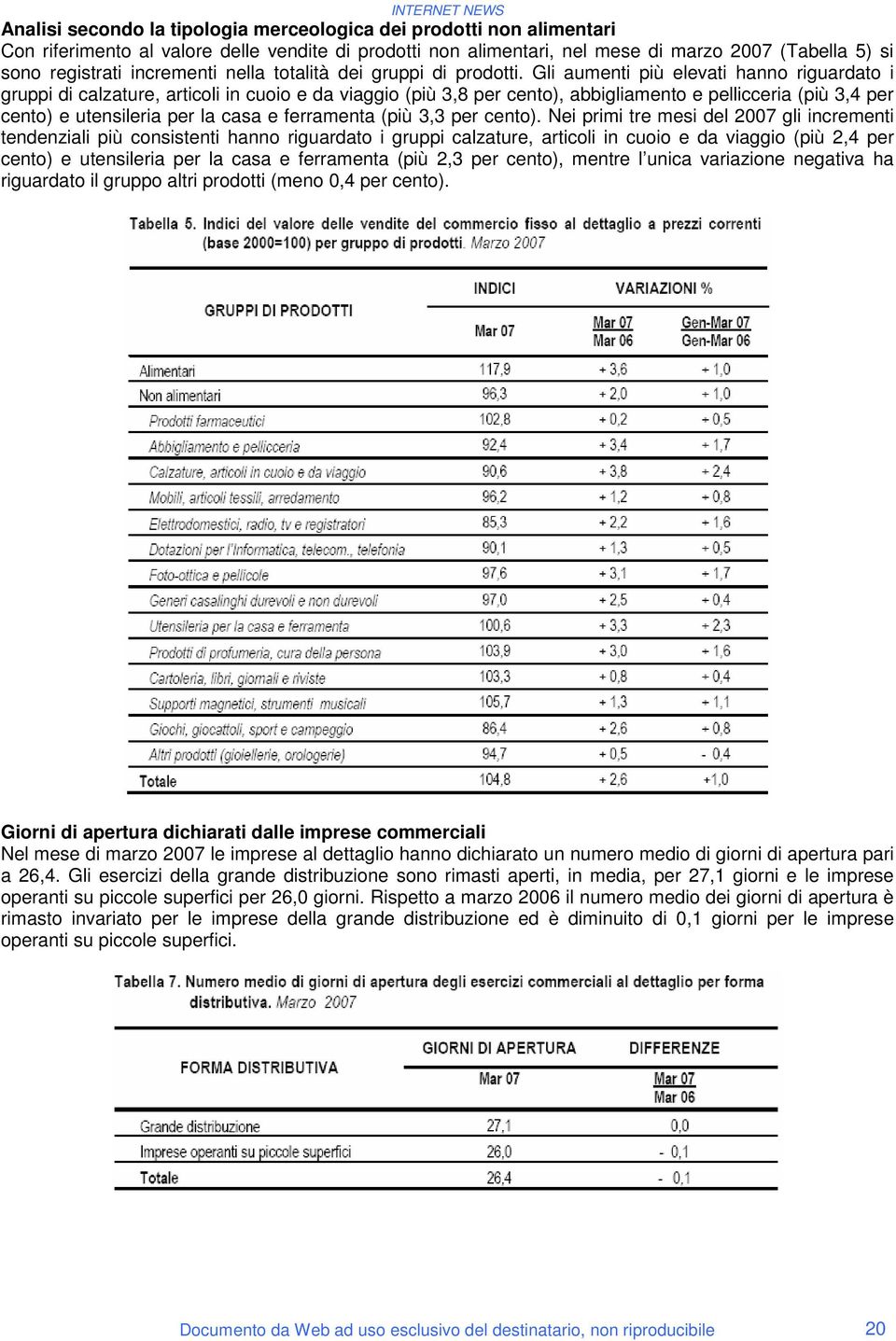 Gli aumenti più elevati hanno riguardato i gruppi di calzature, articoli in cuoio e da viaggio (più 3,8 per cento), abbigliamento e pellicceria (più 3,4 per cento) e utensileria per la casa e