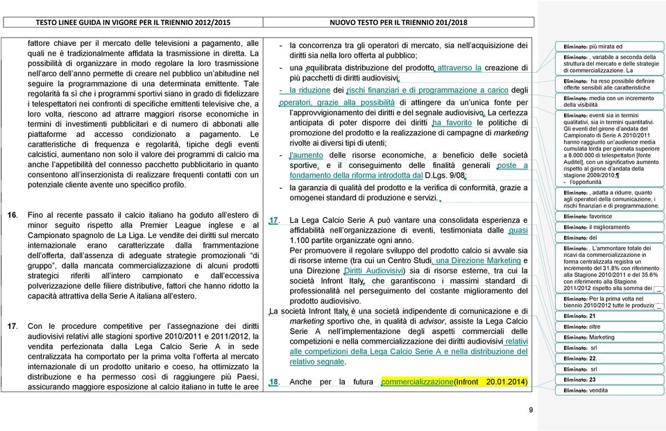 Tale regolarità fa sì che i programmi sportivi siano in grado di fidelizzare i telespettatori nei confronti di specifiche emittenti televisive che, a loro volta, riescono ad attrarre maggiori risorse