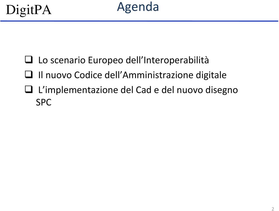 dell Amministrazione digitale L