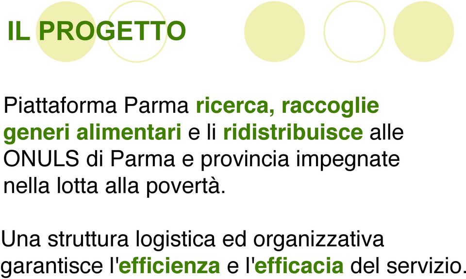 provincia impegnate nella lotta alla povertà.