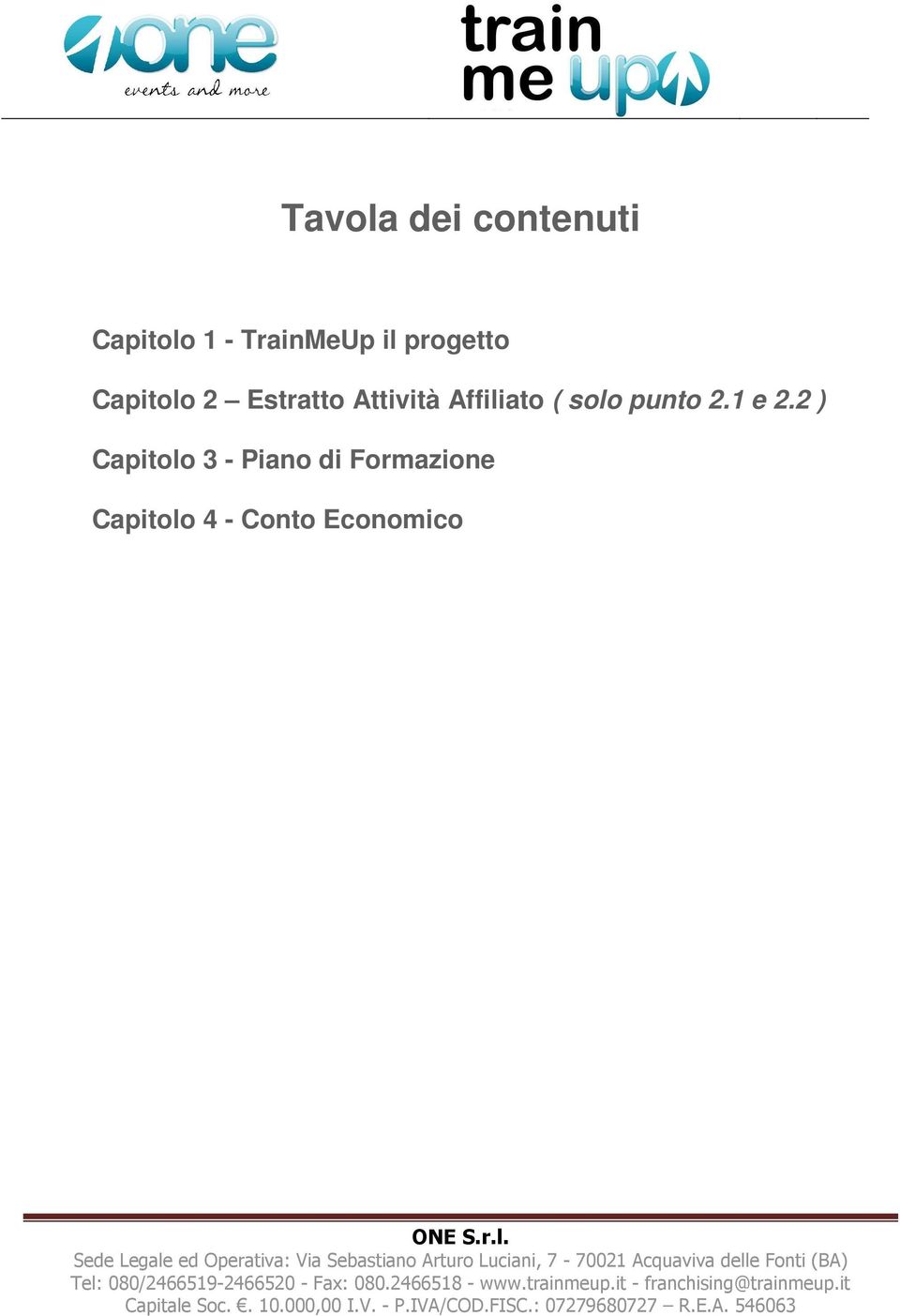 Affiliato ( solo punto 2.1 e 2.