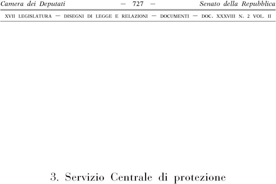 LEGGE E RELAZIONI DOCUMENTI DOC. XXXVIII N.