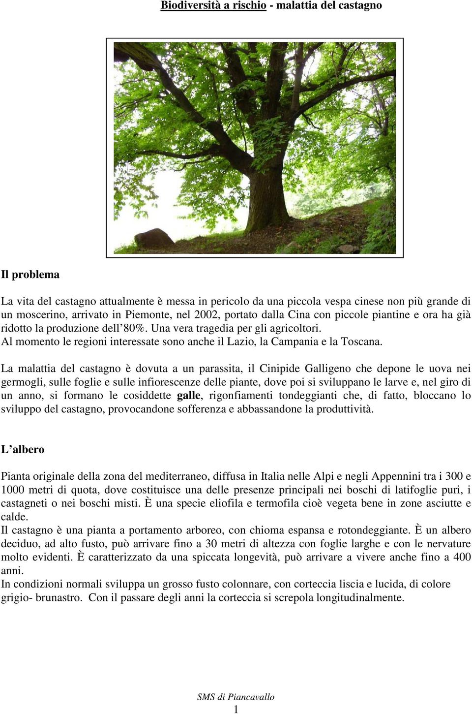 Al momento le regioni interessate sono anche il Lazio, la Campania e la Toscana.