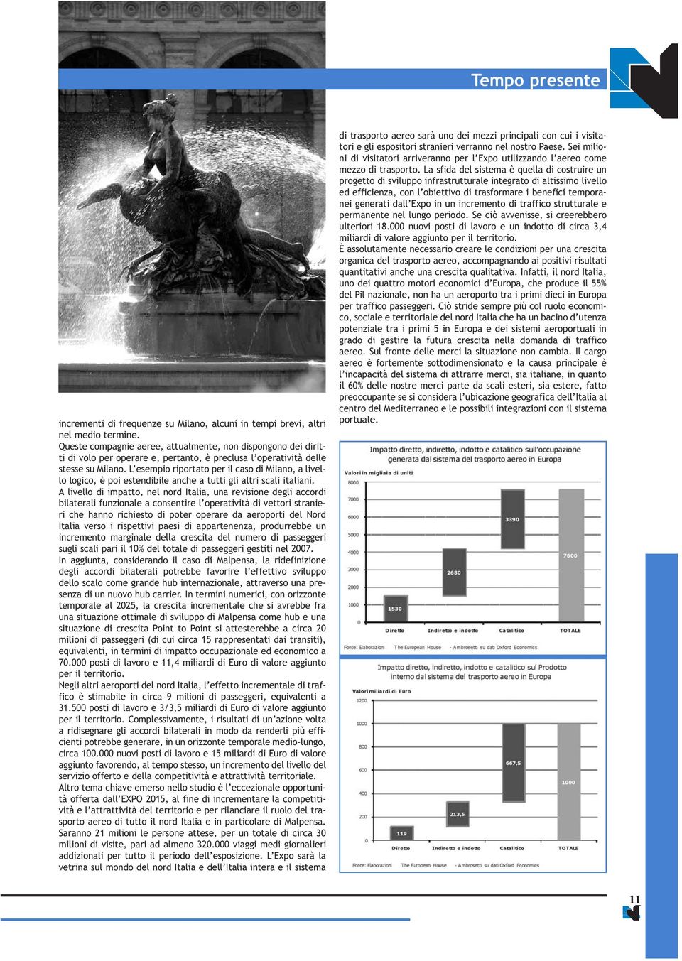 L esempio riportato per il caso di Milano, a livello logico, è poi estendibile anche a tutti gli altri scali italiani.