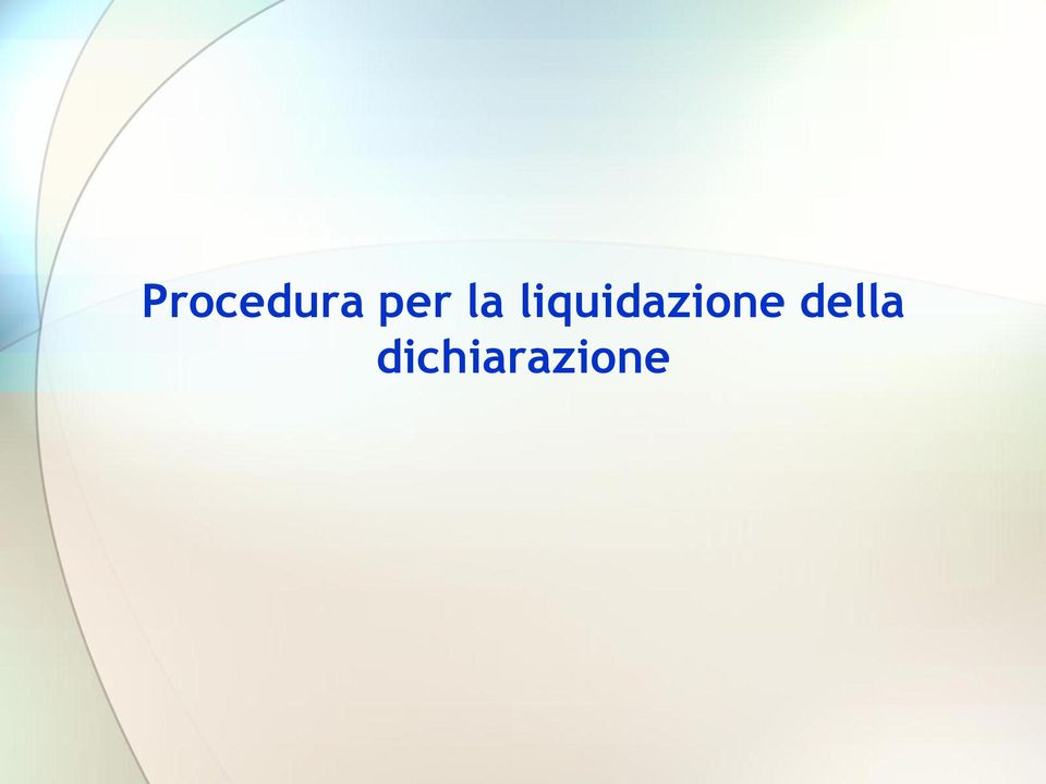 liquidazione