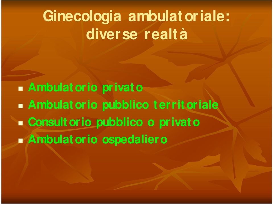 Ambulatorio pubblico territoriale i