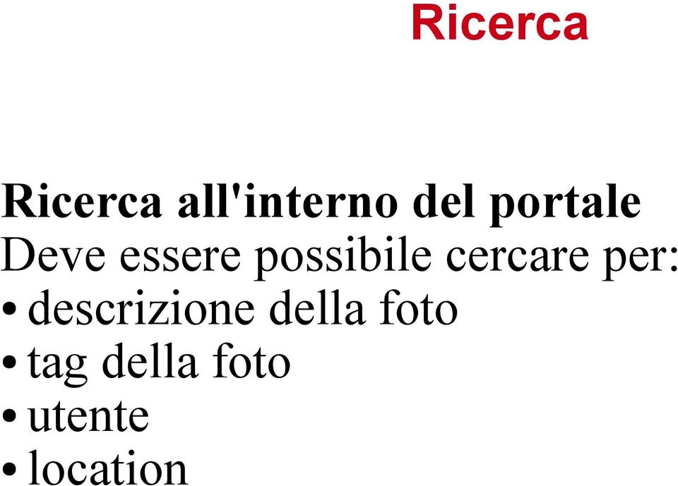 cercare per: descrizione della