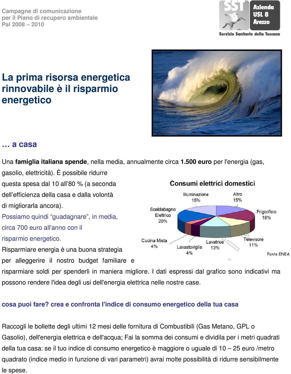 Possiamo quindi guadagnare, in media, circa 700 euro all'anno con il risparmio energetico.