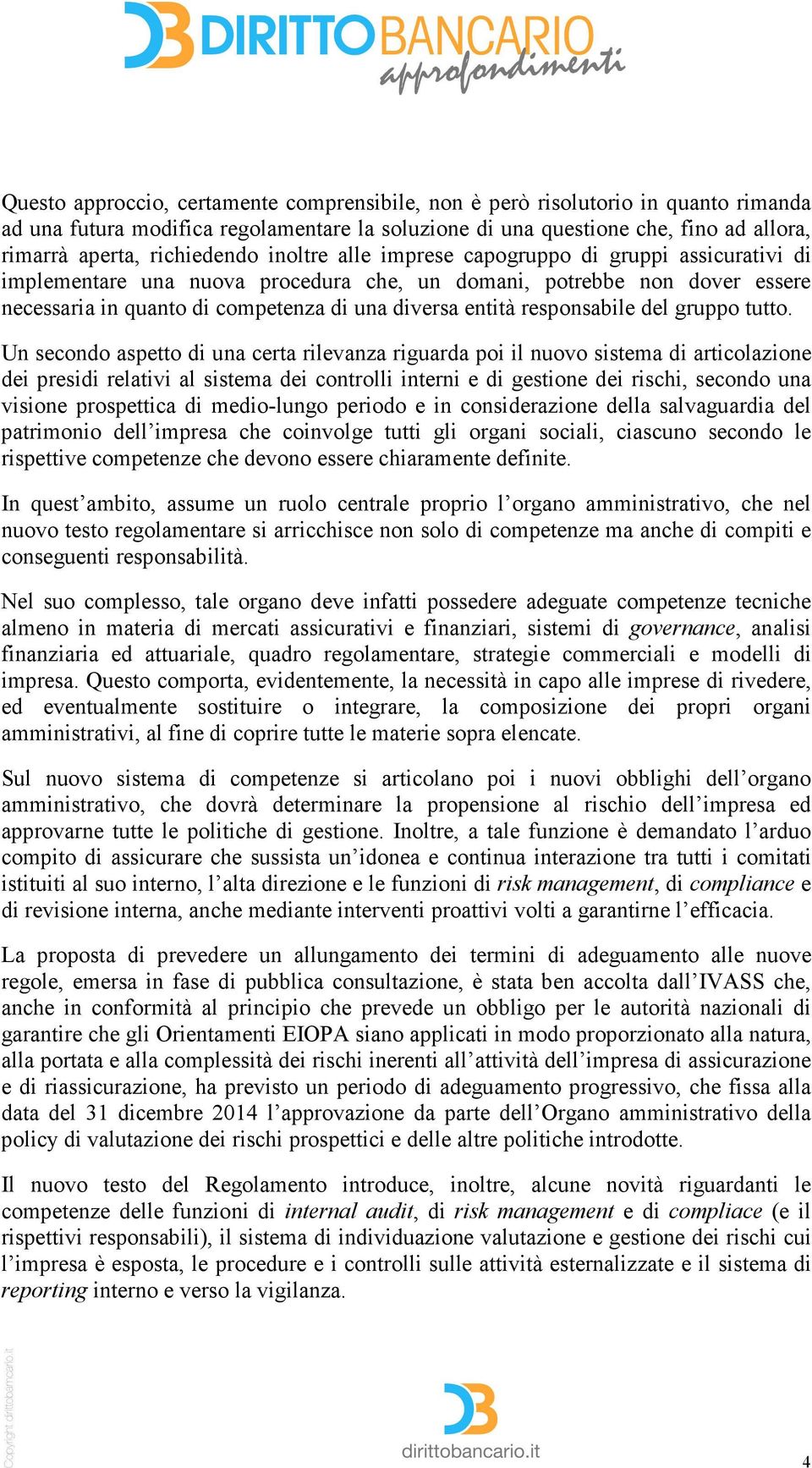 entità responsabile del gruppo tutto.