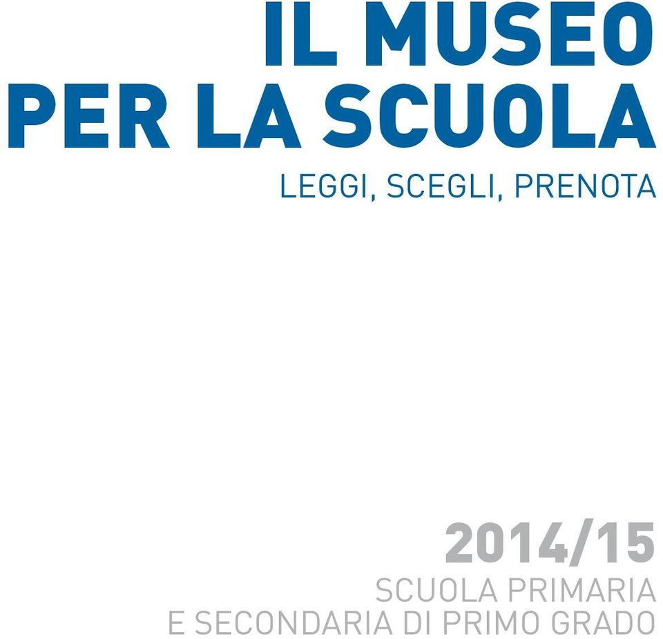 2014/15 SCUOLA PRIMARIA