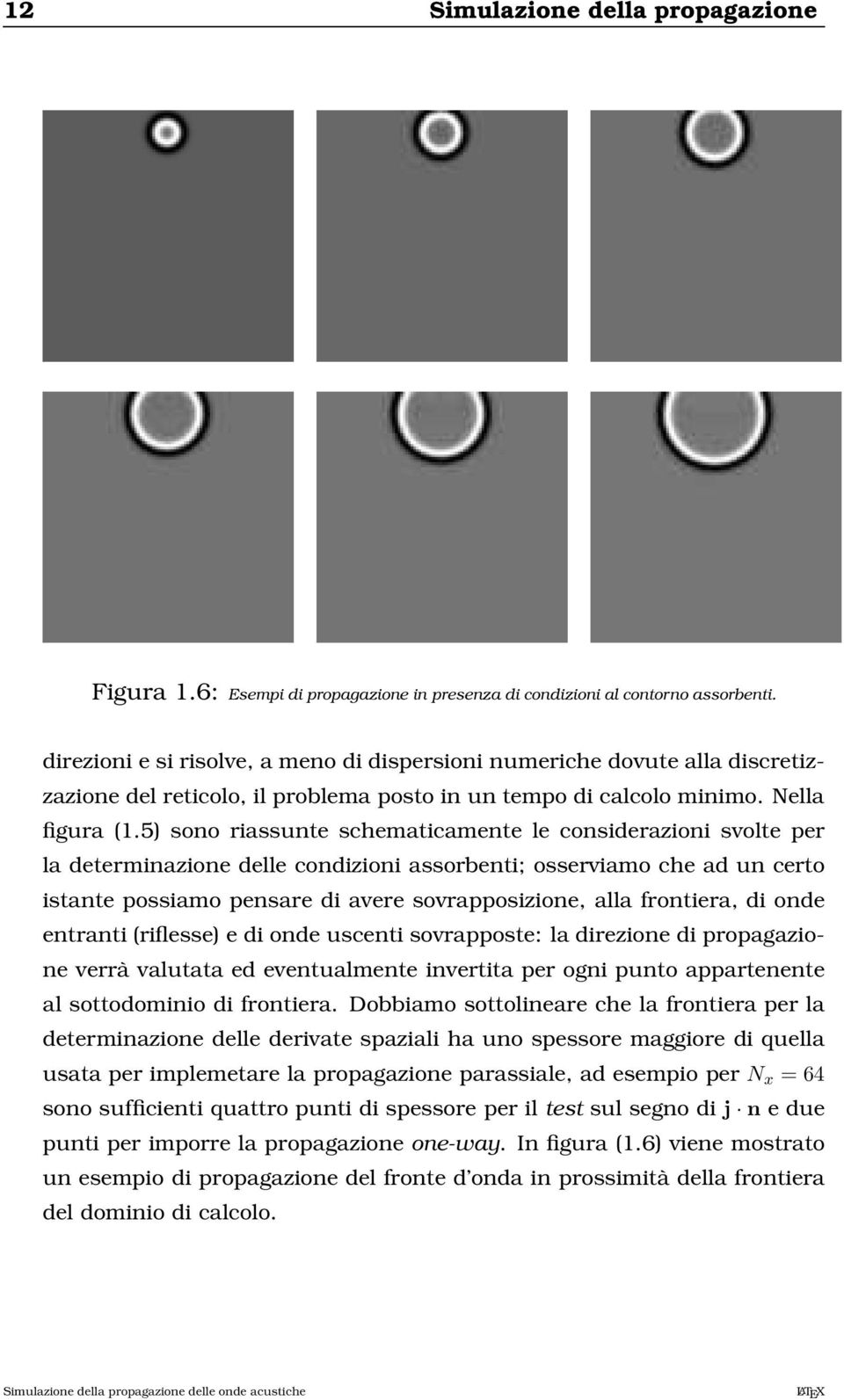 5) sono riassunte schematicamente le considerazioni svolte per la determinazione delle condizioni assorbenti; osserviamo che ad un certo istante possiamo pensare di avere sovrapposizione, alla